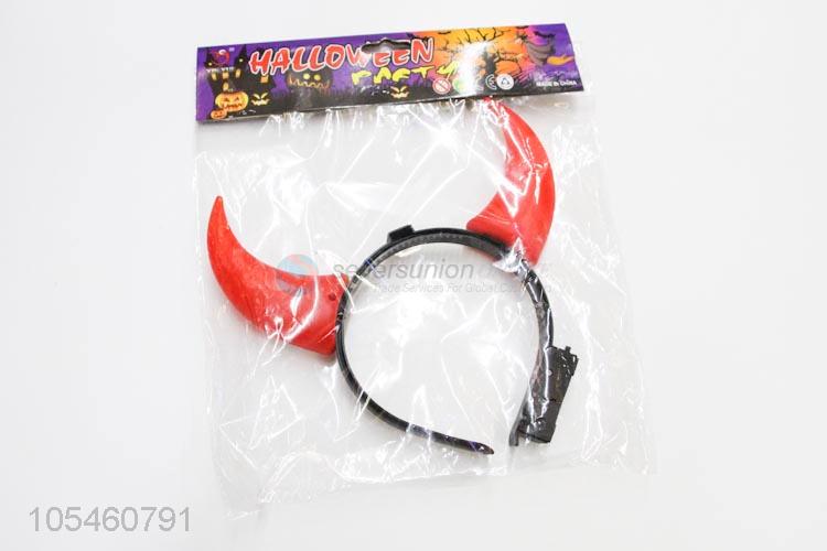 Customized cheap Halloween supplies ox horn headband