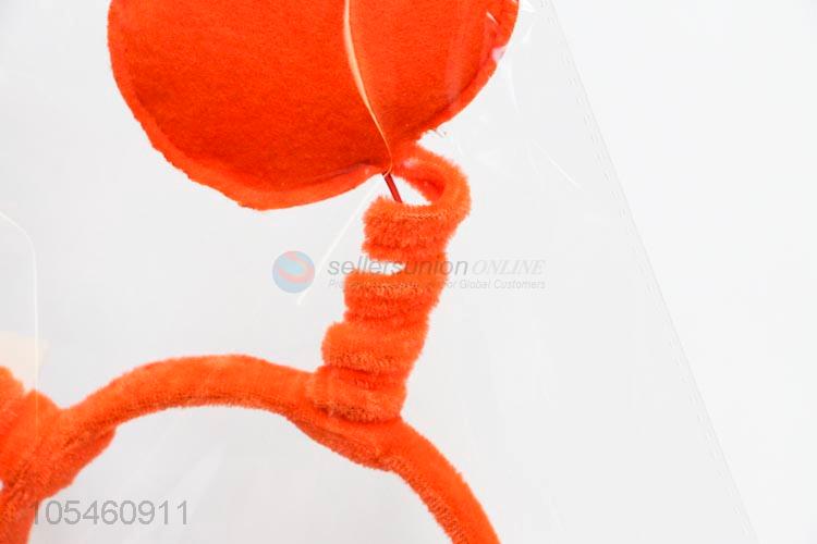 Cheap high quality Halloween supplies pumpkin headband with light