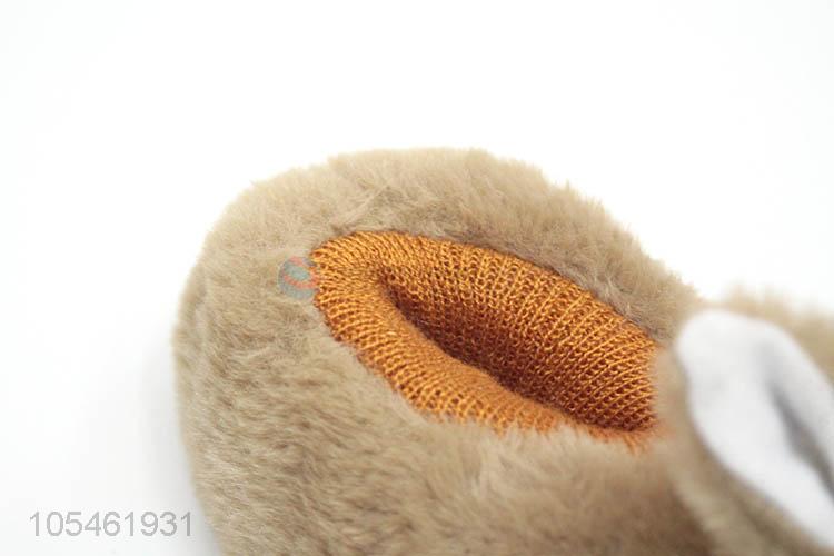 Fashion Design Winter Slippers Big Ear Rabbit Slippers for Kids