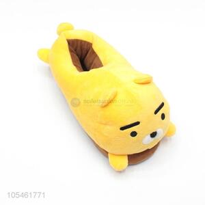 High Sales Yellow Cartoon Winter Warm Indoor Slippers