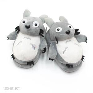 Unique Design Kids Indoor Floor Totoro Furry Slippers 