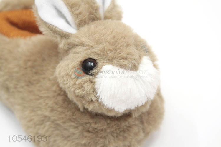 Fashion Design Winter Slippers Big Ear Rabbit Slippers for Kids