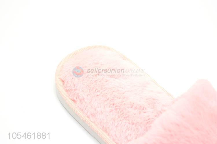 Made In China Wholesale Simple Style Woman Home Winter Slipper