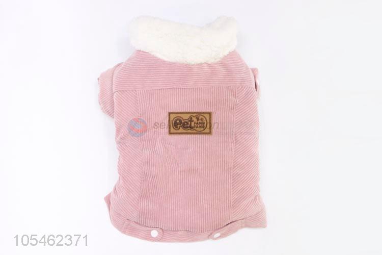 Best selling corduroy winter dog clothes pet supplies