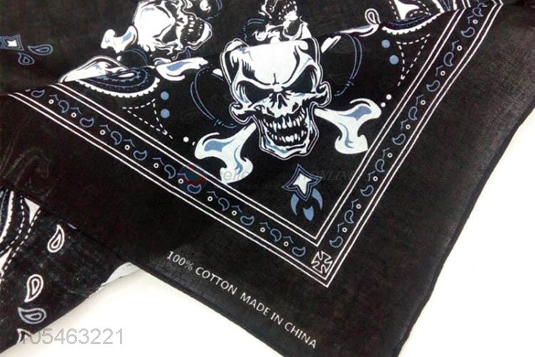 Hot sale cheap 55*55cm custom logo cotton kerchief