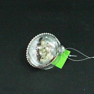 Cheap wholesale glass ball pendant for Christmas