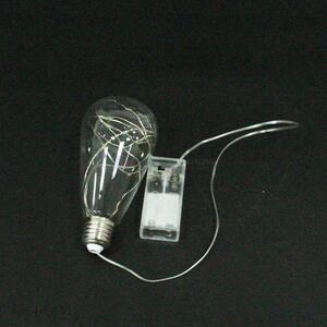 Customized clear glass bulb pendant with led light