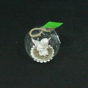 Wholesale promotional Christmas hanging decoration glass ball ornament