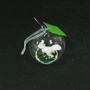 Factory directly sell Christmas hanging decoration glass ball ornament