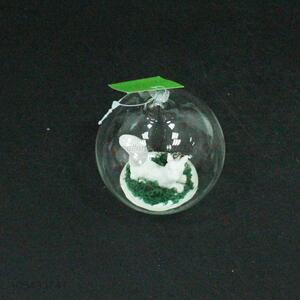 OEM factory Christmas hanging decoration glass ball ornament