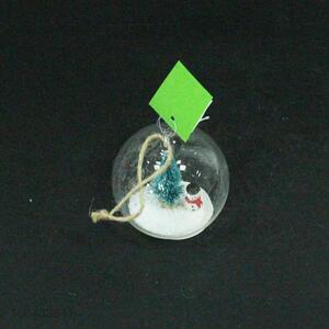 Fancy design Christmas decor glass ball pendant