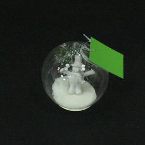 Beautiful style Christmas decor glass ball pendant