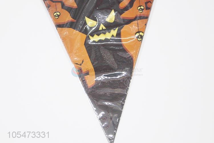 Latest design Halloween decorative triangle party paper flag