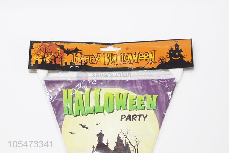 Professional manufacturer happy Halloween triangle party flags