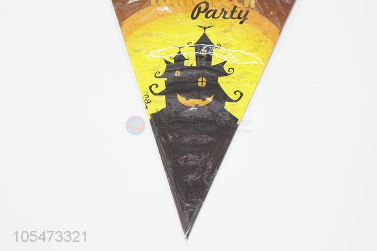 Bottom price Halloween party triangle bunting flags