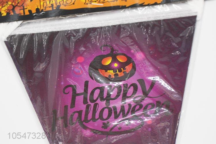 Nice classic cheap happy Halloween triangle party flags