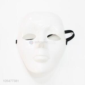 Hot selling white blank plastic mask Halloween supplies