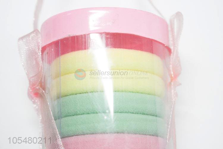 Chinese Factory Hair Rings Elastic Candy Color Hair Rope