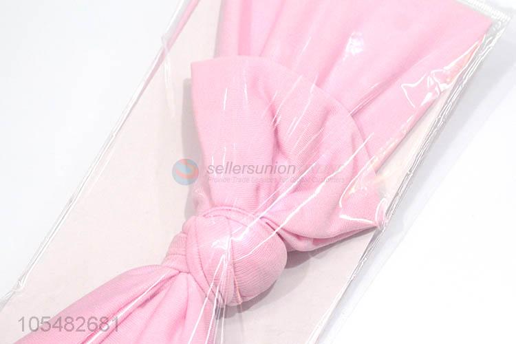 High-class fashion pink bowknot hair band/headband