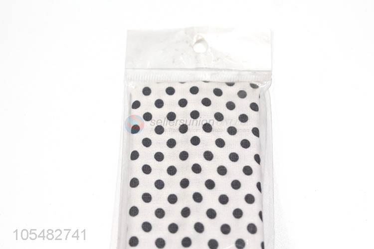 High quality retro black dots printed hair band/headband