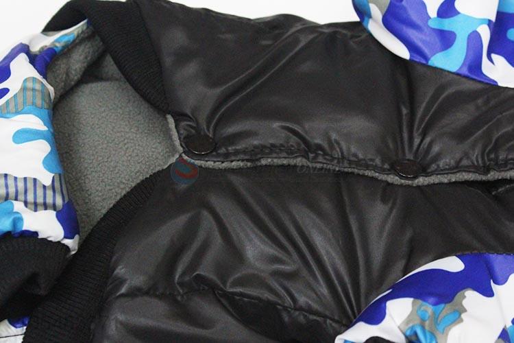 Factory directly sell printed pet winter coat dog apparel