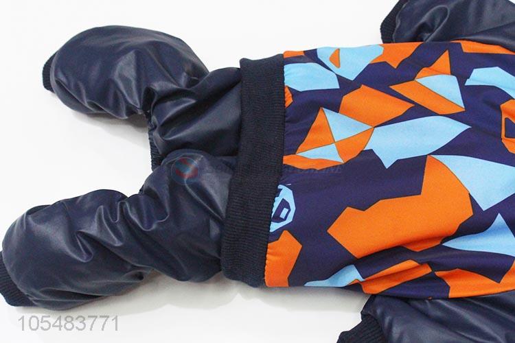 Competitive price geometric pattern pet winter coat dog trousers