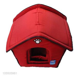 Lowest Price Soft Home Shape Dog Bed Dog Kennel Pet House For Puppy Dogs