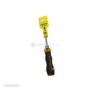 Cheap Professional Safety Slotted Screwdriver with Loading Hole