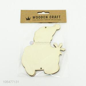 Hot Sale 2 Pieces Wooden Christmas Craft Decoration