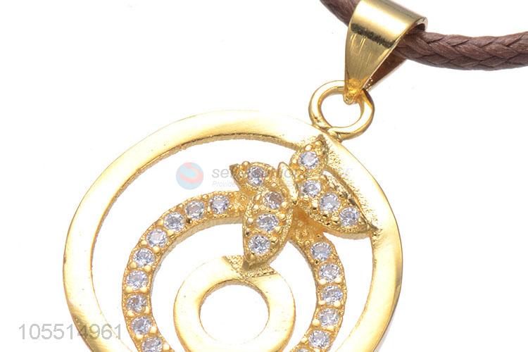 Creative Design Inlay Zircon DIY Necklace Pendant Best Jewelry Accessories