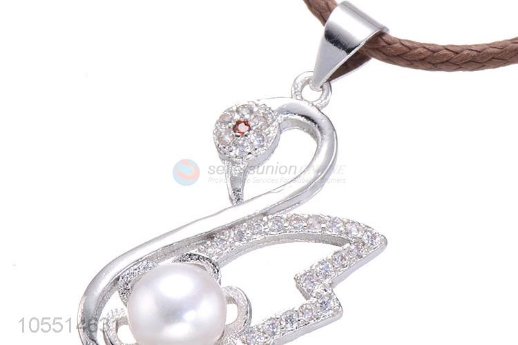 Elegant Swan Shape Necklace Pendant Best Jewelry Accessories