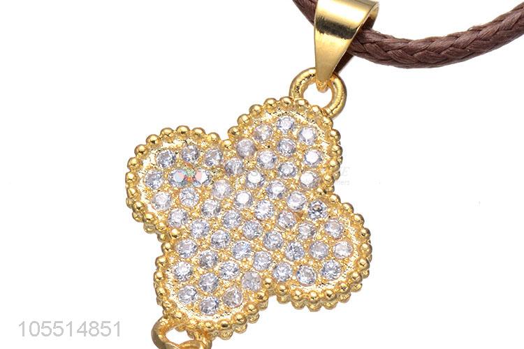 Popular Inlay Zircon Necklace Pendant Best Jewelry Pendant