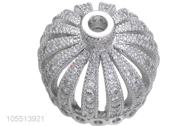 Retro Style Cap Shape Jewelry Charm Hole Spacer Bead Bracelet Beads