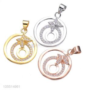 Creative Design Inlay Zircon DIY Necklace Pendant Best Jewelry Accessories