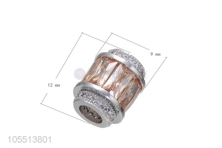 Latest Diamond Bracelet Chram Bangle Beads Hole Spacer Bead