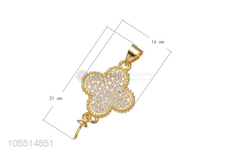 Popular Inlay Zircon Necklace Pendant Best Jewelry Pendant