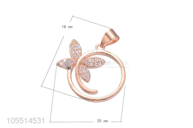 Beautiful Butterfly Diamond Pendant Fashion Jewelry DIY Accessories