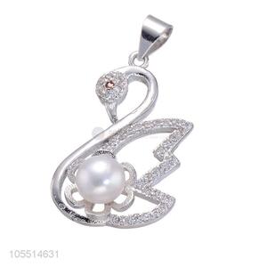 Elegant Swan Shape Necklace Pendant Best Jewelry Accessories