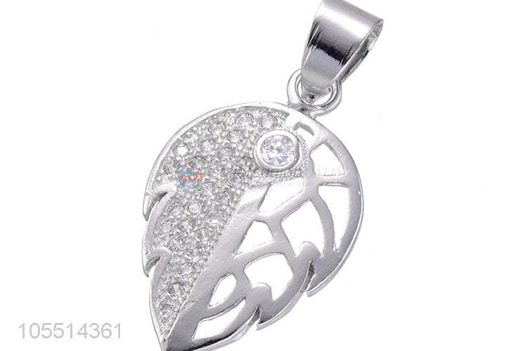 Good Quality Leaves Shape Necklace Pendant DIY Diamond Pendant