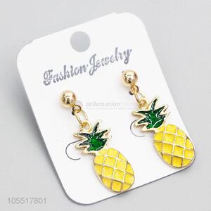 Wholesale Top Quality Pineapple Shape Cute Women Earrings