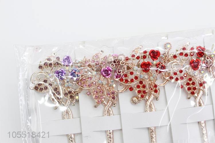 Wholesale Cheap Bridesmaid Wedding Flower Hairpins Princess Match