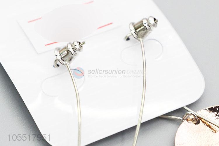 Popular Promotional Simple Iron Dangle Earrings for Women