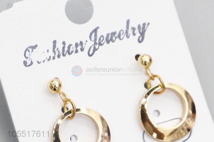 Made In China Wholesale Gold Plated Fashion Jewelry Earrings For Women