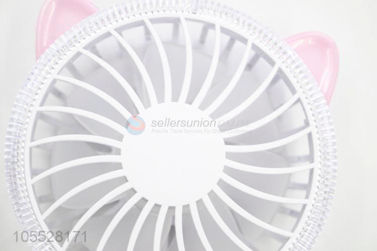 New Advertising Girl Pink USB Charging Handheld Fan