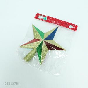 China manufacturer Christmas glitter star pendant wholesale