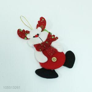 Low price lovely felt elk Christmas tree pendant