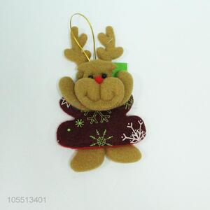 Promotional cute felt elk Christmas tree ornaments