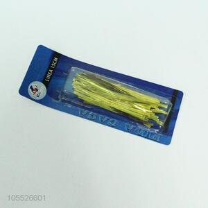 Promotional golden twist ties for bread and gift store packaging