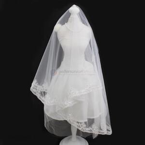 Hot Selling Beautiful White Wedding Bridal Veil