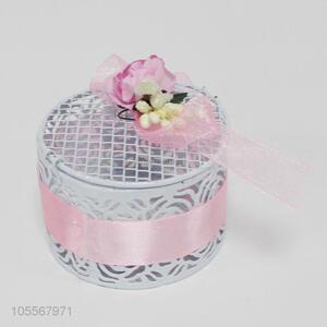 Pretty Cute Iron Candy Box for Wedding Use